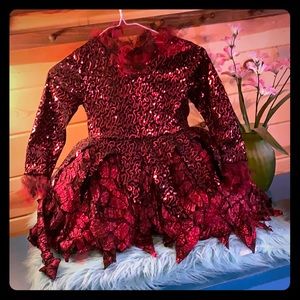 Girls little devil costume